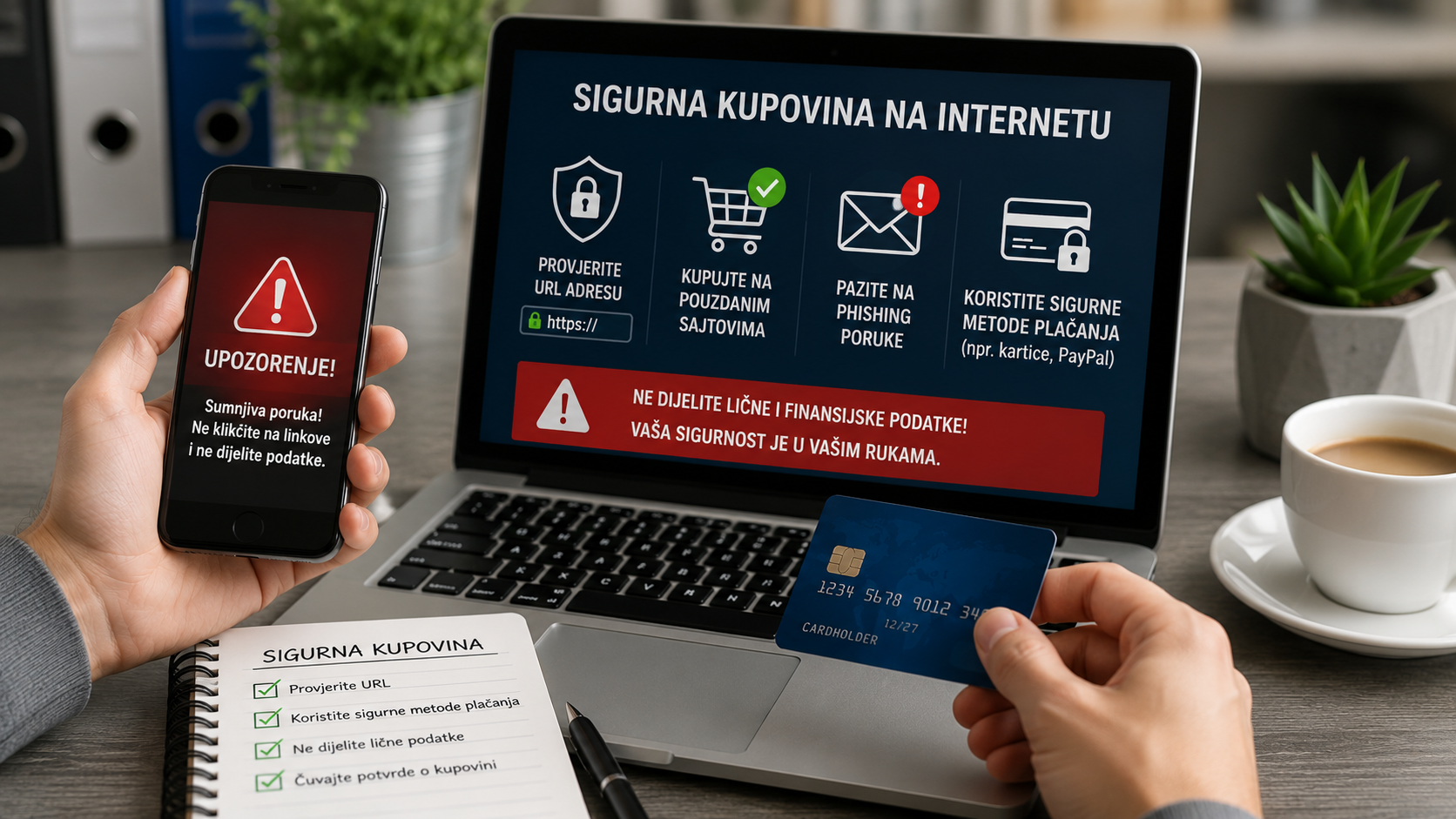 Zaštita od prevara na internetu i savjeti za sigurnu online kupovinu